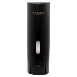 Дозатор рідкого мила Trento Figuro, 0.3 л, ABS-пластик, чорний 65378 фото