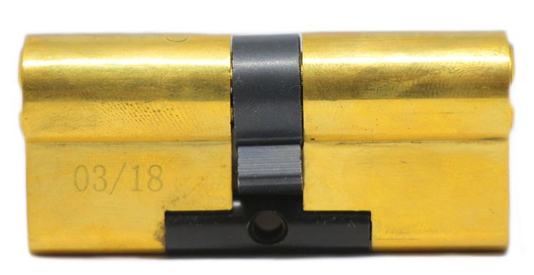 Дверной цилиндр HardLock K-series 80мм (40х40) Золотой (ключ-ключ) newK-80-40x40g фото