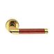 Дверная ручка Colombo Design Taipan LC11 золото/шиповник с накладками под ключ (991), Золото/Шиповник