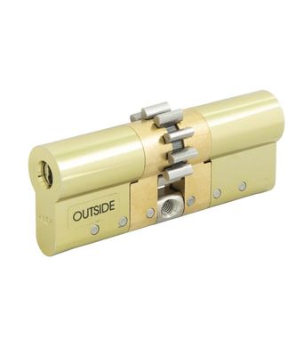 Цилиндр ABLOY PROTEC2 MOD 107 мм ( 46x61 ) Ключ-Ключ 3KEY CY322 CGW Латунь полированная ABL7000002816 фото