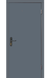 Двері вхідні REDFORT Технічні 2 листа металу сірі, 2050х860 мм, Ліва
