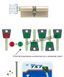 Циліндр MUL-T-LOCK DIN_KT 7x7 90 NST 40x50T TO_NC CAM30 VIP_CONTROL 1KEY+5KEY DND77_GREY 0767 BOX_C