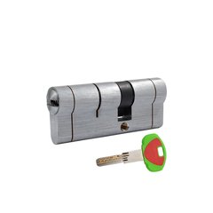 Цилиндр Securemme 3220СCS30451X5 К22 30/45 мм 5кл +1 монтажный ключ, матовый хром (50091) 50091 фото