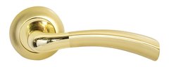 Дверна ручка Firenze Luxury Capri полірована латунь/матова латунь R ф/з (33105) 33105 фото