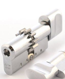 Цилиндр ABLOY PROTEC2 HARD MOD 83 мм ( 37Hx46T ) Ключ-Тумблер 3KEY CY333 CGW Хром полированный / Хром полированный ABL7000019869 фото