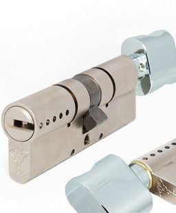 Цилиндр MUL-T-LOCK INTERACTIVE+ XP 85 мм ( 40x45T ) Ключ-Тумблер 3KEY CAM30 Никель сатин / Хром полированный MTL7000017935 фото