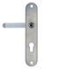Фурнітура захисна ROSTEX DECOR R fix-mov DIN PLATE 85мм Хром_сатин 23мм 40-45мм 4клас Ovalne/Baryt CR_SAT Комплект