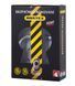 Фурнітура захисна ROSTEX DECOR R fix-mov DIN PLATE 85мм Хром_сатин 23мм 40-45мм 4клас Ovalne/Baryt CR_SAT Комплект