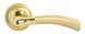 Дверная ручка Firenze Luxury Capri полированная латунь/матовая латунь R ф/з (33105), Латунь полированная/Латунь матовая