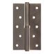 Завіса дверна Fuxia 125 * 3 * 2,5 (1 підшипник, сталь) матова антична латунь (права) (25831)