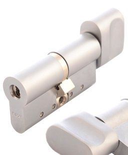 Циліндр ABLOY PROTEC2 MOD 107 мм (66x41T) Ключ-Тумблер 3KEY CY323 CAM30 Хром матовий / Хром матовий ABL7000002818 фото