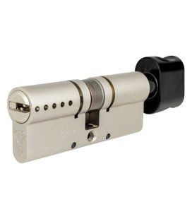 Циліндр MUL-T-LOCK ClassicPro XP 105 мм (55x50T) Ключ-Тумблер 3KEY CAM30 Нікель сатин / Чорна фарба MTL7000018799 фото