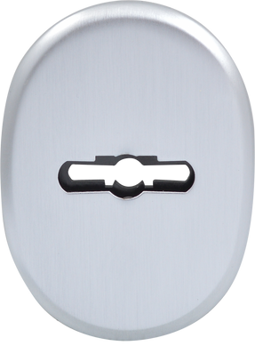Декоративная накладка Azzi fausto круглая под сувальдный ключ матовый хром (53191) 53191 фото