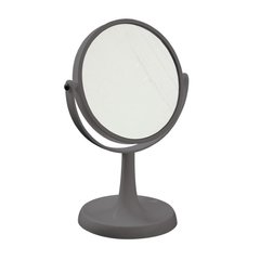 Trento Зеркало круглое настольное серое (52661) 52661 фото