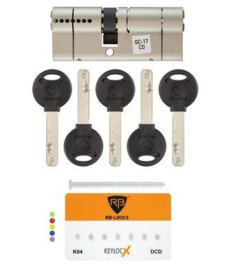 Циліндр RB DIN_KK KEYLOCX 100 NST 45x55 CAM30 5KEY RB1 K04 BOX RAV-NE000253947 фото