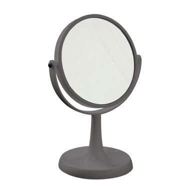 Trento Зеркало круглое настольное серое (52661) 52661 фото