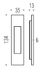 Ручка для розсувних дверей Colombo Design ID411 матовий графіт (48810), Графит матовый