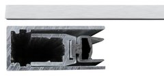 Поріг протипожежний алюмінієвий з гумовою вставкою Comaglio 420 (83-63см) (30479) 30479 фото