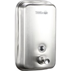 Дозатор для жидкого мыла Trento нержавеющая сталь / хром матовый, 1000 мл (60444) 60444 фото