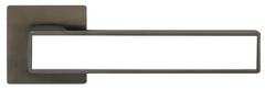 Ручка для дверей на розетці MVM A-2015/E20 матовий антрацит з білою вставкою 6101038 фото