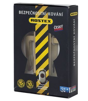 Фурнітура захисна ROSTEX *ASTRA R mov-mov DIN PLATE 72мм Титан_PVD_мат 22мм 38-55мм 3клас Astra TI_MAT Комплект RST-4039248203 фото