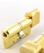 Цилиндр ABLOY PROTEC2 HARD MOD 118 мм ( 57Hx61T ) Ключ-Тумблер O/K CY333 CAM30 Латунь полированная / Латунь полированная