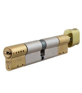 Цилиндр MUL-T-LOCK ClassicPro MOD 130 мм ( 65x65T ) Ключ-Тумблер 3KEY CAM30 Латунь / Латунь полированная MTL7000017340 фото