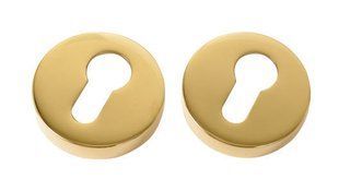 Дверна накладка під ключ Colombo Design CD 43 G B zirconium gold HPS (Madi) (36204) 36204 фото