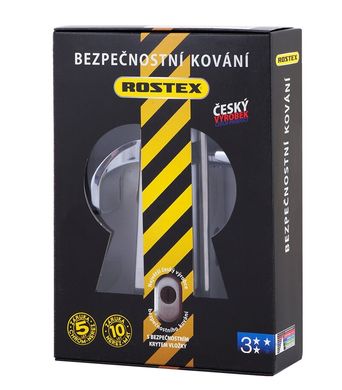 Фурнитура защитная ROSTEX 802 R fix-mov PZ PLATE 90мм Хром_полирований 38-55мм 3 класса Hranate/804 CR Комплект RST-4042580600 фото