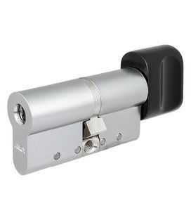 Циліндр ABLOY PROTEC2 MOD 62 мм (31x31T) Ключ-Тумблер 5KEY CY323 CAM30 Хром матовий / Чорна фарба ABL7000017748 фото