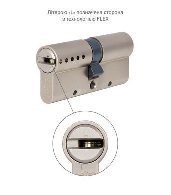 Цилиндр MUL-T-LOCK INTERACTIVE+ XP 66 мм ( 33Lx33 ) Ключ-Ключ FLEX_CONTROL 3KEY+1KEY+1KEY+1KEY CAM30 Никель сатин MTL-51289811 фото