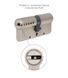 Цилиндр MUL-T-LOCK INTERACTIVE+ XP 66 мм ( 33Lx33 ) Ключ-Ключ FLEX_CONTROL 3KEY+1KEY+1KEY+1KEY CAM30 Никель сатин