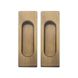 Ручка для розсувних дверей Fimet 3663AC F03 матова бронза комплект (33287), Бронза
