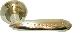 Дверна ручка RDA Stilo матова латунь/полірована латунь (17367), Латунь матовая/Латунь полированная