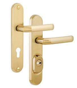 Фурнитура защитная ROSTEX DECOR R mov-mov DIN PLATE 72мм Титан_PVD_мат 23мм 38-45мм 4клас Baryt TI_MAT Комплект RST-4042728303 фото