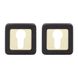 Накладка дверна під ключ RDA RY 40 золото/матовий чорний (Cube, Sens, Como) (36375) 36375 фото
