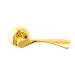 Ручки дверні Safita 119 R41 GP золото поліроване 119 R41 GP фото