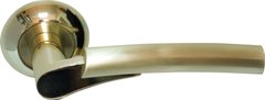 Дверна ручка RDA Style матова латунь/полірована латунь (17381) 17381 фото