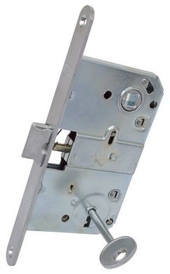 Механізм з ключем АRT DOOR M90K матовий хром 90мм (13291) 13291 фото
