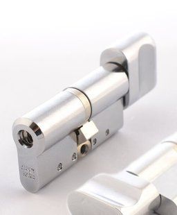 Циліндр ABLOY PROTEC2 HARD MOD 103 мм (52Hx51T) Ключ-Тумблер 3KEY CY333 CAM30 Хром полірований / Хром полірований ABL7000003049 фото