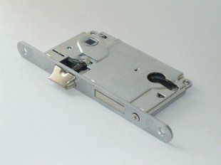 Механизм для межкомнатных дверей AGB B010255034,матовый хром 85мм (3328) 3328 фото