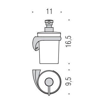 Дозатор жидкого мыла Colombo Design Link B9310SX (2887) 2887 фото