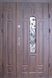 Двері вхідні REDFORT 1200 Арка з ковкою вулиця, 2050х1200 мм, Ліва