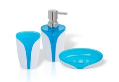 Набір аксесуарів для ванної кімнати Trento Arte Blue (37118) 37118 фото