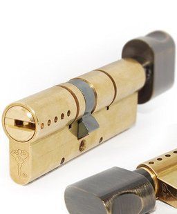 Циліндр MUL-T-LOCK INTERACTIVE+ XP 90 мм (45x45T) Ключ-Тумблер O / K CAM30 Латунь / Бронза антична MTL7000012093 фото