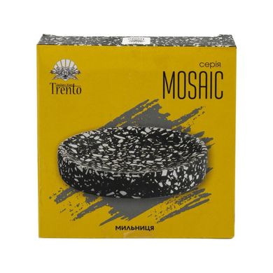 Мыльница Trento Mosaic Black (61447) 61447 фото