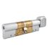 Цилиндр ABLOY NOVEL MOD 129 мм ( 62,5x66,5T ) Ключ-Тумблер 3KEY CY323 CAM30 Хром матовый / Хром матовый