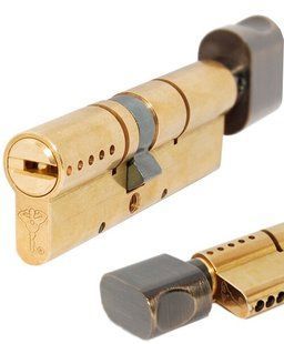 Цилиндр MUL-T-LOCK INTERACTIVE+ XP 75 мм ( 35x40T ) Ключ-Тумблер 3KEY CAM30 Латунь / Бронза античная MTL7000012367 фото