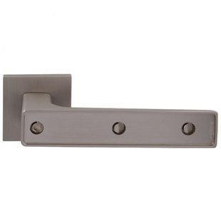 Дверная ручка на розетте RDA Insert (без вставки) никель матовый брашированный (розетта 6мм) (59719) 59719 фото
