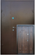 Двері вхідні REDFORT 1200 Метал - МДФ Арка 2 контури вулиця, 2050х1200 мм, Ліва